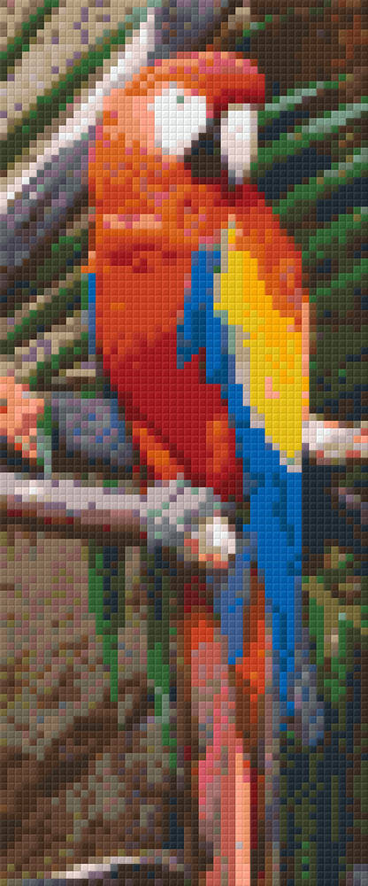 Red McCaw Three [3] Baseplate Pixelhobby Mini-mosaic Art Kit